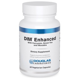 Douglas Laboratories DIM Enhanced - Supports Hormone Balance, Cellular Health & Detox* - With Antioxidants, Green Tea Extract & Wasabia - 60 Vegetarian Capsules