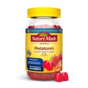 Příroda Made Melatonin 10 mg na porci Gummies, Spánkové Gummies pro dospělé Maximální síla Dávkování, 100% Droga zdarma spánková pomoc, 120 Počet, 60 denní zásobování