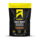 100% syrovátkový proteinový prášek - po cvičení syrovátkový izolát, nulové umělé aroma & sladkosti, gluten zdarma, 5,5g BCAA, 2,6g Leucin, esenciální aminokyseliny, čokoláda 2 LB