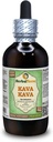 Kava Kava (Piper Methysticum) Glycerit, sušený tekutý extrakt bez kořenového alkoholu (značka: HerbalTerra, Proudly Made in USA) 4 fl.oz (120 ml)