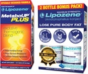 Lipozene Váha Ztráta Pills Dvojité balení a MetaboUp Plus termogenní doplněk - Appetite Suppressant