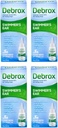 Debrox Plavec Ušní sušení Kapky pro dospělé a děti, 1 Fl oz. (balení po 4)