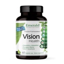 EMERALD LABS Vision Health - Premium Eye Health Supplement with Lutein, Zeaxanthin & Albion Chelated Zinek - Vegan & gluten- Free - 60 Zeleninové kapsle (30denní dodávka)