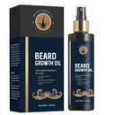 Vousatý olej pro muže, 5% Vousatý růstový olej pro tlustší a Fuller Beard, Podpora růstu vlasů obličeje, s Biotin, Rosemary a Castor Beard olej pro muže růst, 4 Fl Oz