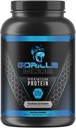 Gorila Mind Premium Syrovátkový protein - Cookies a krém, 25 gramů syrovátkového proteinu izolátu a soustředění, vyhledávání a budování svalů (30 Služeb)