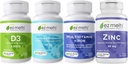 EZ Melts Essential Men 's Health Bundle, Sugar- Free, 1-3-Month Supply