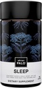 PALO Sleep & Stress Support - Melatonin- Volný vegan dodatek s organickým Valerian kořene, L-Theanine, hořčík, heřmánek, Lemon Balm & Passionflower - 90 Kapsle