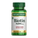 Přírodní Bounty Biotin vlasy kůže a nehty Vitamíny, podporuje zdravé vlasy, kůže a nehty, 10,000 mcg, 120 Softgels (balení po 1)