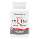 Natures Plus Beyond CoQ10-200 mg Ubiquinol - 30 Snadné polykání Softgels - High potency, High Absorption Supplement, Promotes Heart Health, Antioxidant - 30 Služeb