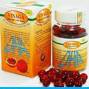 Lot 4 Boxy - Gac Oil DHA - Momordica Cochinchinensis Oil - Dau Gac 400 Kapsle