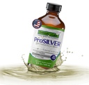Iontová koloidní stříbrná tekutá 20 PPM Bio Aktivní pro imunitní podporu skleněná láhev 8oz organické dodatek