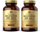 Solgar Yeast-Free Selen 200 mcg - 250 Tablet, Balení 2 - Podporuje antioxidant & imunitní systém Zdraví - Non- GMO, Vegan, Gluten Free, Dairy Free, Kosher - 500 Celkem Služeb