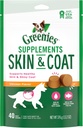 GREENIES kůže a kožešiny Doplňky stravy s rybími oleji a Omega 3 mastné kyseliny, 40- Count Chicken- Flavor měkké žvýkačky pro dospělé psy všech velikostí