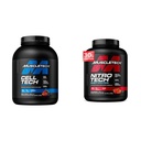 MuscleTech Cell- Tech Creatine Powder & Nitro- Tech Whey Protein Powder Bundle Unit 124; Muscle Builder & Recovery Formule 124; 6 liber Creatine & 4 libry Syrovátka 124; Jahodová Flavor