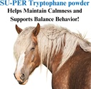 SU-PER Tryptophane Horse Calming Dodatek - Udržovat kalmness a podporuje vyrovnané chování - 2.5 liber, (2 balení)