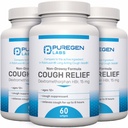 P Puregen Labs Cough Relief pro dospělé Dextromethorfan HBr 15mg IR 124; 8- Hodina, Non- Drowsy, Long- Lasting Bronchial Suppressant IR 124; Ages 12 + IR 124; Porovnat s Robafen a Robitussin - 3 balení 124; Celkem 180 Softgels