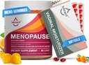 Lubracil Menopauza Gummies & Daily Moisturizer Bundle - Hormone- Free Support for Hot Flashes, Night Sweats, Vaginální suchost, a Itchiness s Black Cohosh, Ashwagandha, Omega Oils & Sea Buckthorn