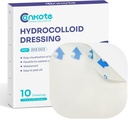 Conkote Hydrocoloid Wound Dressing 4 "x 4", Sterilní tenké adhesive Patches, Box of 10 Dressings