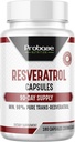 Vysoká účinnost Resveratrol Kapsle Více než 98 Procent Trans Resveratrol Antioxidant a zdravé stárnutí 90 Day Dodávka 180 Kapsle
