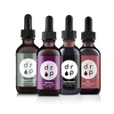 Drop doplňky organické stopové minerály, bezinky, vitamín B12 a vitamín D3 + K2 Kapky Bundle