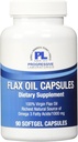 Progresivní Labs Flax Oil Kapsle Dodatek, 1000 mg, 90 Počet