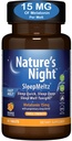 Natural 's Night Triple Strength Quick Disold Melatonin 15 mg s Supports Blend 124; Natural Orange Flavor 124; 90 Count Iron 124; Sugar Free, Vegan, Non- GMO, Drug Free