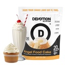 Devention Nutrition Angel Food Cake Protein Powder for Shakes, Pečení, Palačinky, Dezerty - 20g Syrovátka & Kasein Protein Blend - No Add Sugar, Low Carb, Gluten- Free, Keto- Friendly with MCT - 2lb