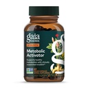 Gaia Herbs Metabolic Activator - Doplněk pro přírodní energii pro podporu metabolismu - Vyrobeno s Panax Notoginseng & Astragalus Extract - Bez mlékárenského, sojového a glutenu - 60 Kapsle (60 Služeb)