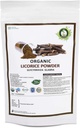 R V Essential Organic Licence Powder 200gm / 7.05oz / 0.44lb Glycyrrhiza Glabra Ricorice Root Powder Muleti Powder Yastimadu Powder Liquorice Powder USDA Organic Certified Supplement in Zip Lock Pouch