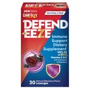 Defend- EEZE Imunní Support Dietní dodatek Lozenges, 100% denní hodnota zinku, Vitamíny C & D na dávku, s Echinacea & Elderberry, Elderberry Flavor, 30 Lozenges