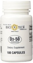 BioTech Pharmaceutical - D3- 50 (50 000 IU) - 100 Caps (FFP)