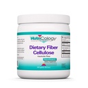 Nutricology Dietary Fiber Powder - 2000mg Nerozpustný Vláknitý dodatek, Mikrokrystalická celulosa Prášek, Prášková celulosa, Non- fermentabilní, hypoalergenní - 8.8 Oz