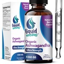 Ashwagandha KSM 66 Kapky, 2000mg Přírodní Berry Flavor - Ashwagandha Doplňky pro ženy, Ksm- 66 Ashwaganda Extract pro imunitní podporu, Výkon, Srdce Zdraví - 60 Služeb