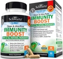 Imunity Boost Dodatek s Elderberry, Vitamin A, Echinacea & Zinek + Vitamin C 1000mg Kapsle se zinkem, Rose HIPS & Bioflavonoidy