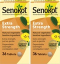 Senokot Extra Síla přírodní zeleniny Laxative pro jemné přes noc pomoc příležitostné zácpy, 36 Počet (balení po 2)