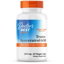 Lékařský nejlepší Trans- Resveratrol 600, 98% čistý Trans- Resveratro, Non- GMO, gluten Free, Soy Free, Vegan 60 Veggie Caps