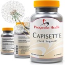 Capisette Water Retention Support - Reducts Swilled Feet, Ankles, and Legs - Reduce Otok & Fluid Retention from Edema. Obsahuje: Draslík, kořen pampelišky, a more-dietní dodatek (60 kapslí)