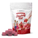 BariatricPal Sugar- bez vápníku Citrát měkké žvýkací 124; 500mg s vitaminem D & Probiotika 124; Jahodová twist 124; 90 Počet (1 měsíční dodávka)