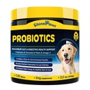 Probiotika pro psy - Dog Probiotika pro trávicí zdraví, Prebiotika, Enzymy, Vlákna, a Omega-3 s Vitamíny podporovat střevní zdraví, Podpora imunity, Alergie & Itchy kůže, 120 Bites