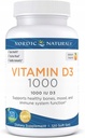 Nordic Naturals, Vitamin D3 1000 IU, 120 Počet