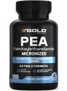 Palmitoylethanolamid Pea Supplement 600 mg color 124; Micronized Pea 99% High Purified and Bioavailable color 124; Made in USA column 124; Doplněk pro muže a ženy - 120 Kapsle