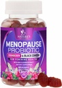 Menopauza Doplňky pro ženy - 3 miliardy CFU přírodní menopauza Relief pro mírné horké záblesky & noční pocení, PH, Vaginální zdravotní podpora Probiotika pro ženy Gummy, Probiotický dodatek - 60 Gummies