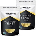 Terrasoul Superfoods Premium Nutritional Yeast Flakes, 2 Lbs (balení po 2), obohacené, slané Superfood pro Vegan sýr, koření, a plant- based protein boost