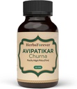Herbsforever Avipatikar Churna curren124; Ayurvedic Herbal Supplement for Digestive Support & Gut Health Current124; Non- GMO, Vegan current124; Traditional Formule current124; 100 GMS