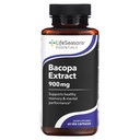 LifeSeasons Essentials - Bacopa Extract Supplementary - Podpora paměti a duševního soustředění - Podporuje zdravou stresovou odezvu - Zvýšení kognitivní funkce - 900mg per Serving - 60 Kapsle