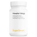 Supersmart - Super Shilajit 500 mg denně (vysoká potence) - PrimaVie Shilajit dodatek - Himalayan, purified & Organic Shilajit current 124; Non- GMO & gluten zdarma - 60 Vegetariánské kapsle