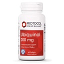 PROTOKOL PRO LIFE BALANCE Ubiquinol 200mg - Biologicky dostupné CoQ10 Softgels - Heart Health Support - Oxidative Stress Quencher - Soy Free & Dairy Free - 60 Softgels