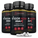 Odůvodněné laboratoře (3 balení Vigor nyní Max 1600MG Pokročilý mužský zdravotní vzorec 180 Kapsle