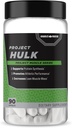 Projekt Hulk, síla, atletická výkonnost, proteinová syntéza, vyrobený s botaniky (90 kapslí). *