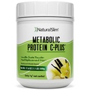 NaturalSlim Protein Powder s vitamíny a minerály Metabolické C- Plus - Krmiva Náhradní prášek obohacený vitaminem C, zinkem a aminokyselinou - čokoládový protein Powder 10 Servings 1.1 lb.